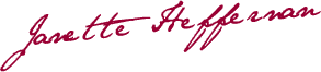 janette Heffernan signature